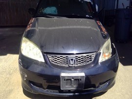 2005 HONDA CIVIC, BLACK, DX MODEL, 1.7L, AT,    A26322